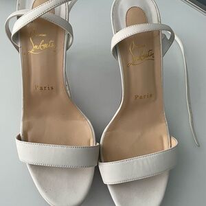 Christian Louboutin White Women's Sandals